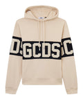 Gcds Felpa Cappuccio Uomo Z0MLQE138F004 Bone/black - Beige