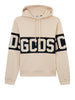 gcds felpa cappuccio uomo z0mlqe138f004 bone black beige 165294572