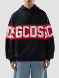 Gcds Felpa Cappuccio Uomo Z0MLQE138F004 Black/red - Nero