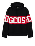 Gcds Felpa Cappuccio Uomo Z0MLQE138F004 Black/red - Nero