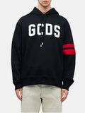 Gcds Felpa Cappuccio Uomo Z0MLQE141F004 Black/red - Nero