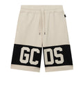 Gcds Bermuda Casual Uomo Z0MLQL228F004 Bone/black - Beige
