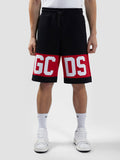 Gcds Bermuda Casual Uomo Z0MLQL228F004 Black/red - Nero