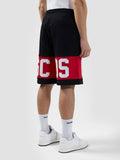 Gcds Bermuda Casual Uomo Z0MLQL228F004 Black/red - Nero