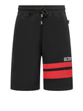 Gcds Bermuda Casual Uomo Z0MLQL229F004 Black/red - Nero