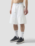 Gcds Bermuda Casual Uomo Z0MLQL230F004 Optic White/white - Bianco