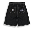 Grimey Bermuda Jeans Uomo GBDS204 Washed Black - Nero