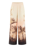 Guess Pantalone Palazzo Fleur Donna E6GB01WP232 Palm Beach Aop - Multicolore