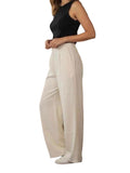 Guess Pantalone Palazzo Zoe Leaf Donna E6GB04WP232 - Avorio