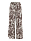 Guess Pantalone Palazzo Zoe Donna E6GB04WP232 Zebra Leaf Small Cof - Multicolore