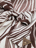 Guess Top Donna E6GH05WP232 Zebra Leaf Small Cof - Multicolore