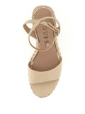 Guess Sandalo Everly Platform Donna FLJERLELE04 Natural - Beige