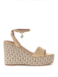 Guess Sandalo Everly Platform Donna FLJERLELE04 Natural - Beige