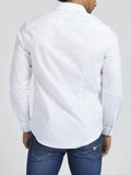 Guess Camicia Classica Uomo M1YH20W7ZK1 Pure White - Bianco
