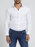 Guess Camicia Classica Uomo M1YH20W7ZK1 Pure White - Bianco
