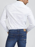 Guess Camicia Classica Uomo M1YH20W7ZK1 Pure White - Bianco