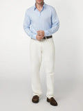 Guess Camicia Classica Uomo M1YH20W7ZK1 - Celeste