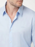 Guess Camicia Classica Uomo M1YH20W7ZK1 - Celeste