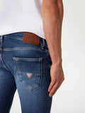 Guess Jeans Skinny Miami Uomo M2YAN1D4Q42 Carry Mid. - Denim