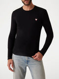 Guess T-shirt Ls Core Uomo M2YI28J1314 Jet Black A996 - Nero