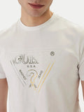 Guess T-shirt Triangle Uomo M6GI11K2992 Pure White - Bianco