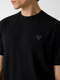 Guess T-shirt Small Patch Uomo M6GI21K3053 Jet Black A996 - Nero