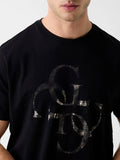 Guess T-shirt Shimmer Uomo M6RI03I3Z14 Jet Black A996 - Nero