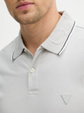 Guess Polo Nolan Uomo M6RP66J1314 Warm Stone Grey - Grigio