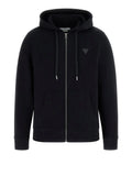 Guess Felpa Zip Uomo M6RQ48KCN01 Jet Black A996 - Nero