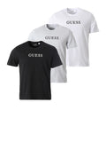 Guess T-shirt Logo 3Pack Uomo U6GG04KCAM1 Grey White Black Com - Multicolore