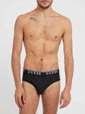 Guess Slip Uomo U97G00KCD31 Black White Combo - Multicolore