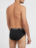 Guess Slip Uomo U97G00KCD31 Black White Combo - Multicolore