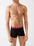 Guess Boxer Uomo U97G01KCD31 Grey Black Blue Tona - Multicolore