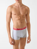 Guess Boxer Uomo U97G01KCD31 Grey Black Blue Tona - Multicolore