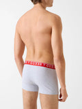 Guess Boxer Uomo U97G01KCD31 Grey Black Blue Tona - Multicolore