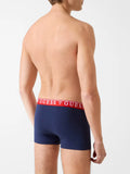 Guess Boxer Uomo U97G01KCD31 Grey Black Blue Tona - Multicolore