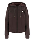 Guess Felpa Cappuccio Olympe Donna V4YQ06KCAY2 Coffee Roast - Marrone
