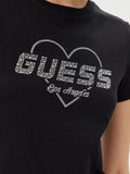 Guess T-shirt Narciso Donna V5GI10K9RM1 Jet Black A996 - Nero