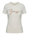 Guess T-shirt Circe Donna V6GI01K2962 Dove White - Bianco