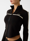 Guess Felpa Zip Donna V6GQ04K2911 Jet Black A996 - Nero