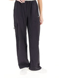 Guess Pantalone Cargo Nat Donna V6RB16WL232 Jet Black A996 - Nero