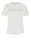 Guess T-shirt Octavia Donna V6RI20J1314 White Glam - Bianco