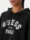 Guess Felpa Cappuccio Berthe Donna V6RQ02KCAY2 Jet Black A996 - Nero