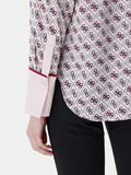 Guess Camicia Casual Alexandra Donna W4YH47WF1T2 4g All Over Logo Bar - Rosa