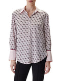 Guess Camicia Casual Alexandra Donna W4YH47WF1T2 4g All Over Logo Bar - Rosa