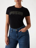 Guess T-shirt Donna W5GI04J1314 Jet Black A996 - Nero