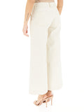 Guess Jeans Wide Zoya Donna W5RA1LWFXVA Pearl White - Bianco