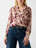 Guess Camicia Fantasia New Josette Donna W5RH16WDW82 Blush Roses Print - Floreale