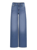 Guess Jeans Wide Jeans Bellflower Donna W6GA82D0685 Cartagena Bay - Denim