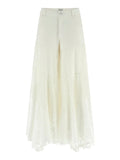 Guess Jeans Wide Escape Donna W6GAJ8D0741 White Wave Lace - Bianco